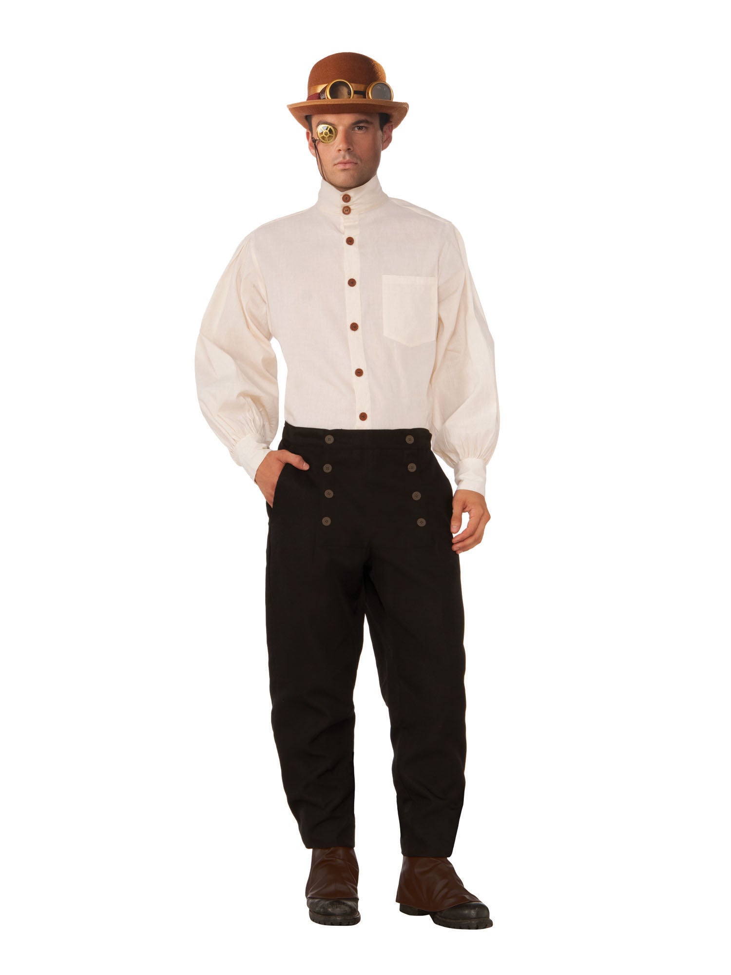 Steampunk Shirt Beige 1