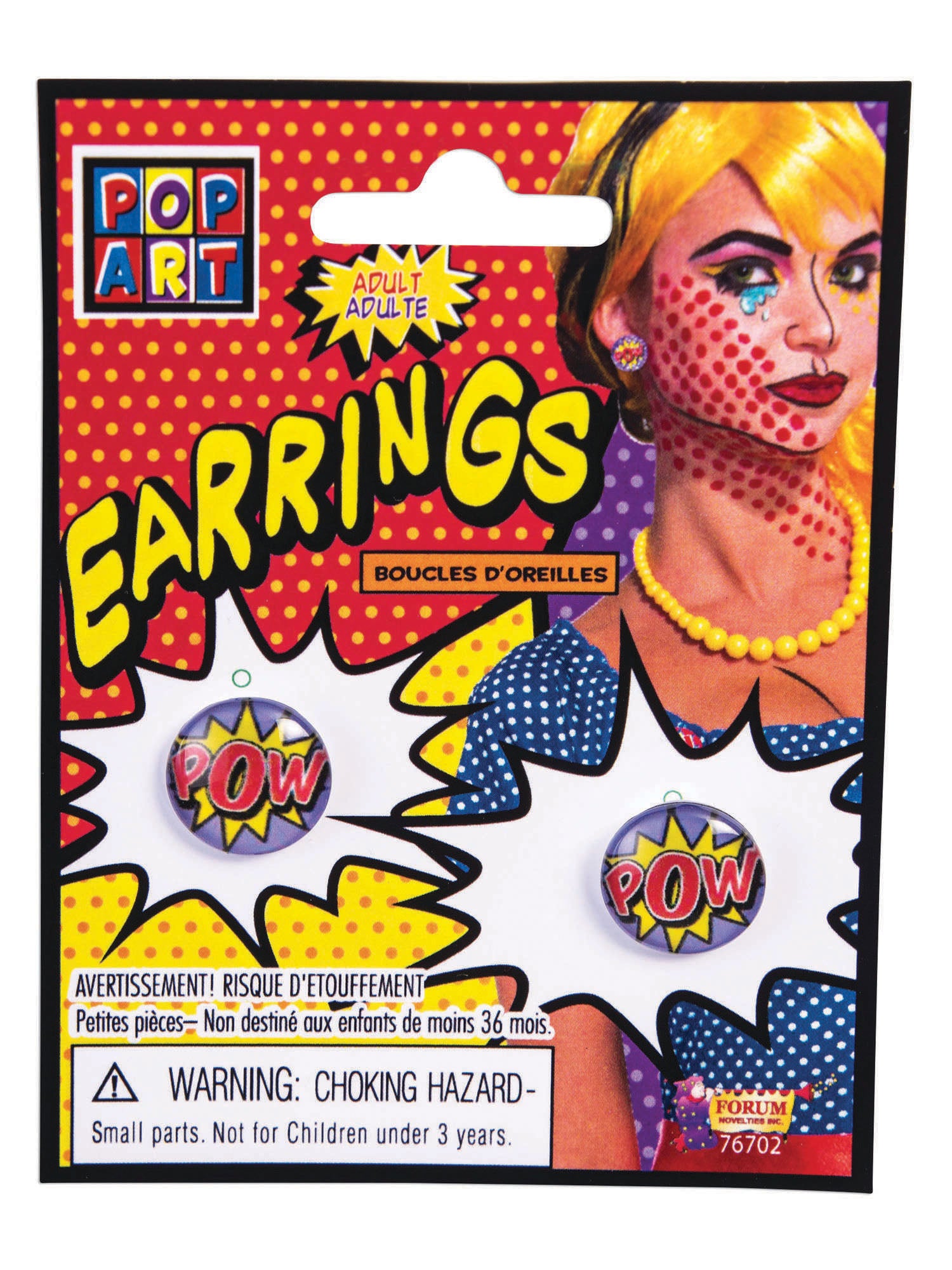 Pop Art 'Pow' Earrings 1