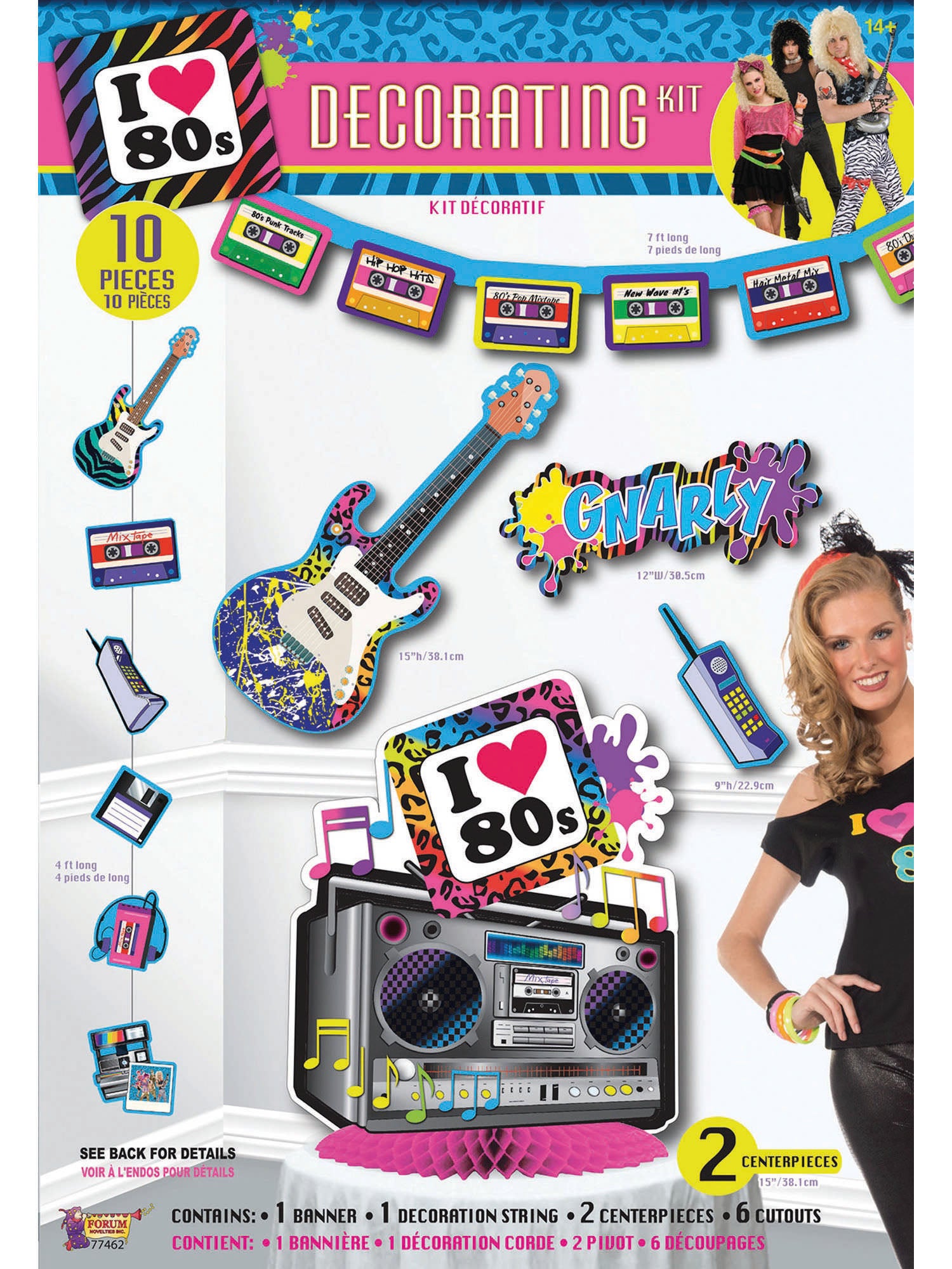 80S Party Decorating Kit 1