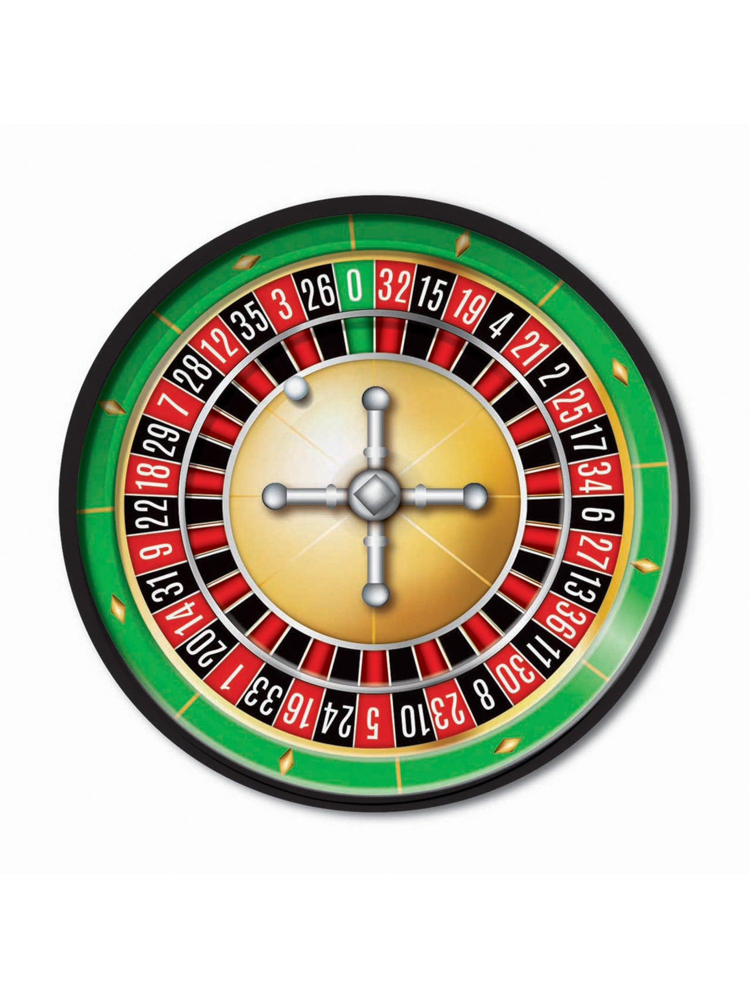 Casino Plates 9In (8Pcs) 1