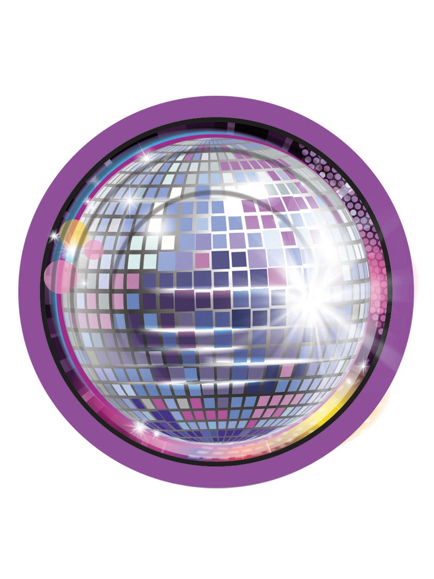 Disco Small Plate (8 Pcs) 1