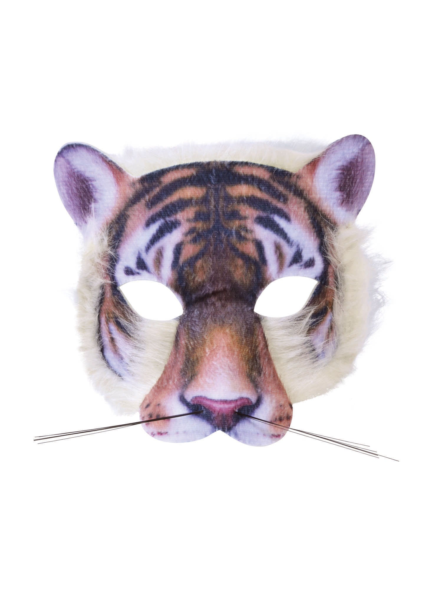 Tiger Face Mask Realistic Fur 1