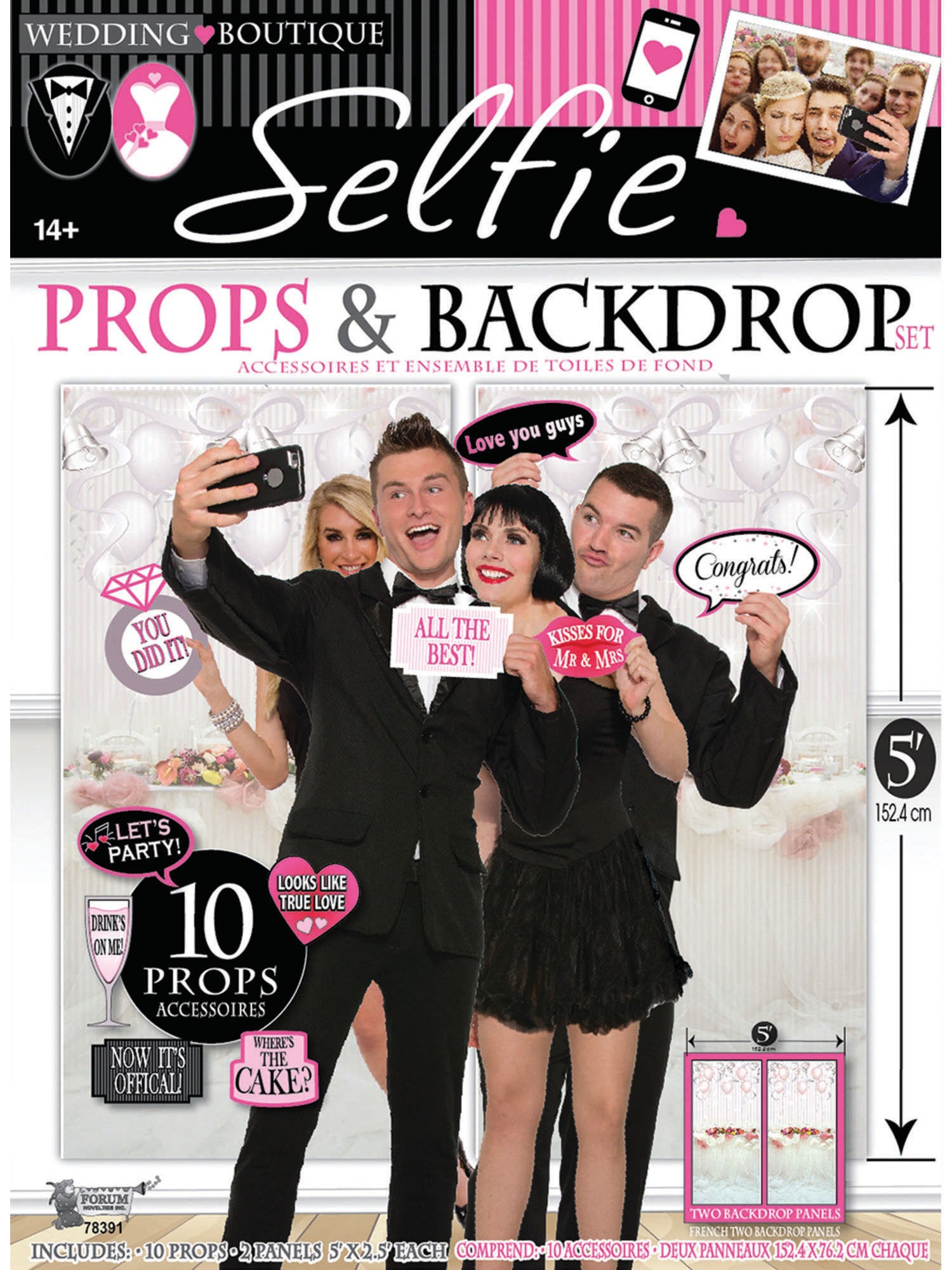Wedding Photo Booth Set 12pc 1