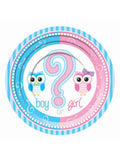 Gender Reveal 17cm Plates 1