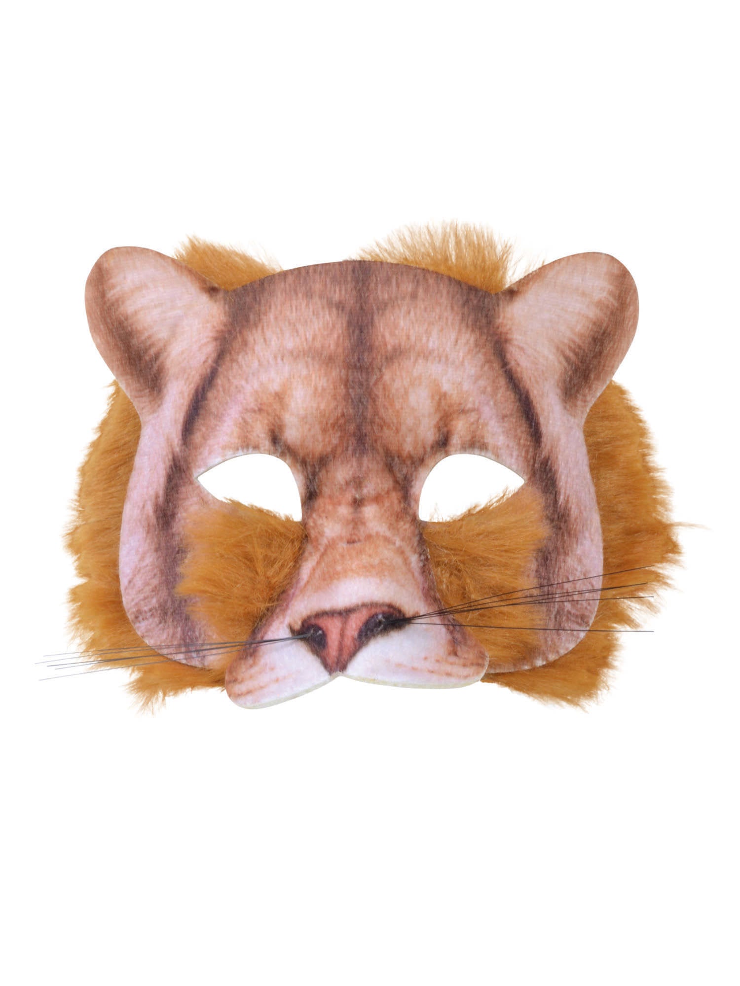Lion Face Mask Realistic Fur 1