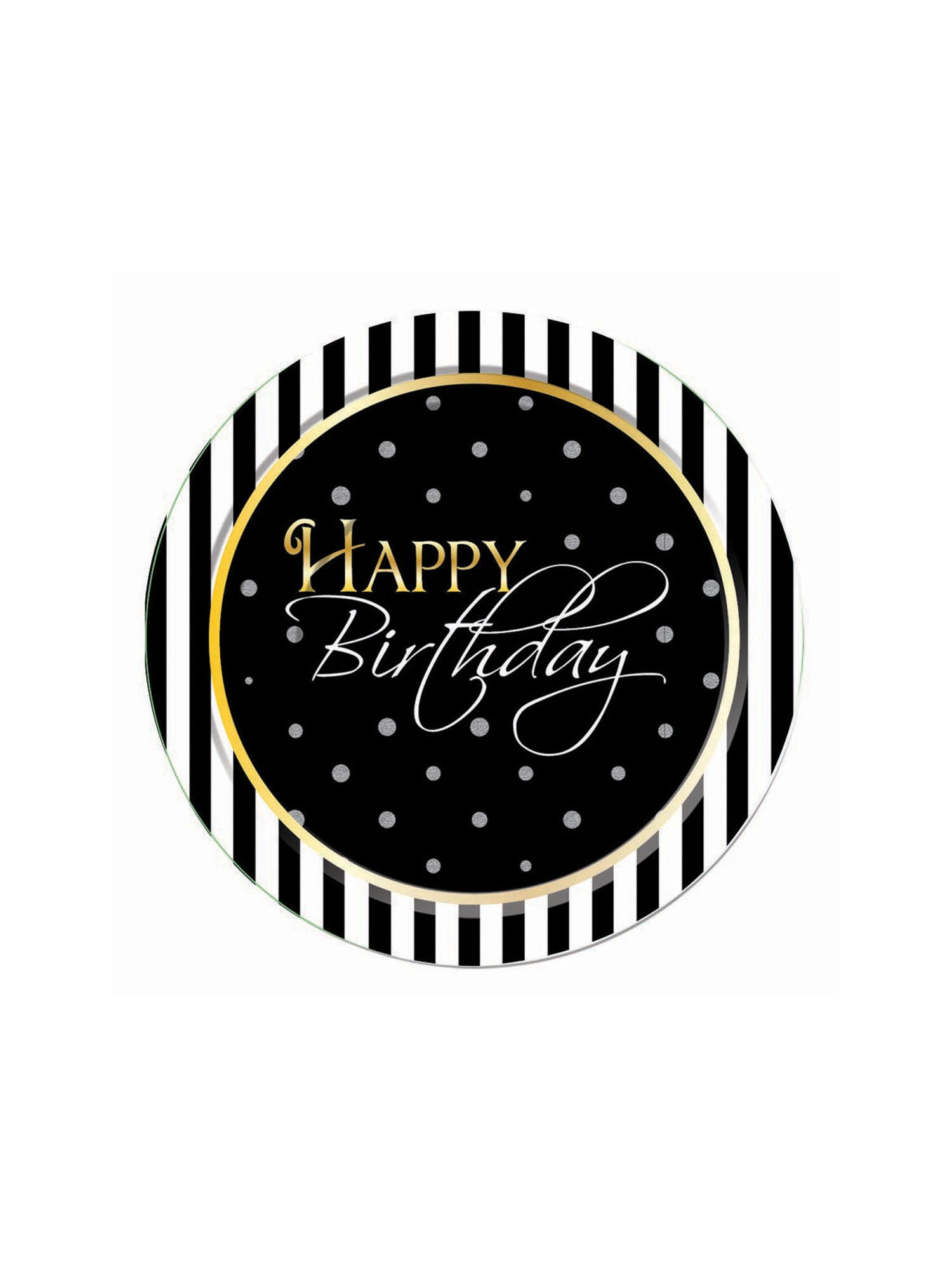 Birthday Elegant 17cm Plate 1