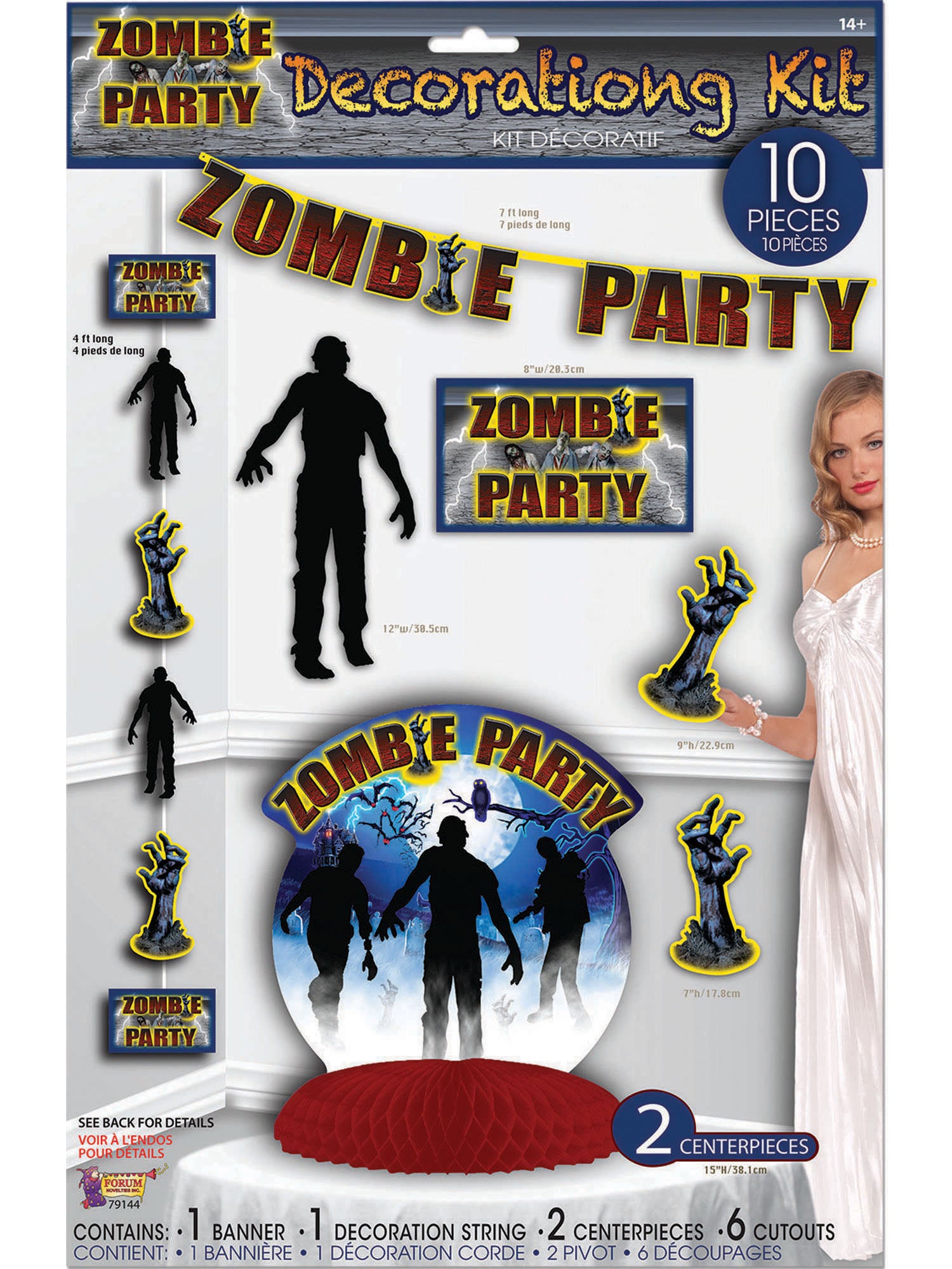 Zombie Party Decor Set 10Pc 1