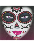 Day Of The Dead Glitter Tattoo Pink 1