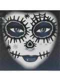 Day Of The Dead Glitter Tattoo Black (On Hold) 1
