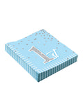 Birthday (1St) Boy Napkin 33Cm 1