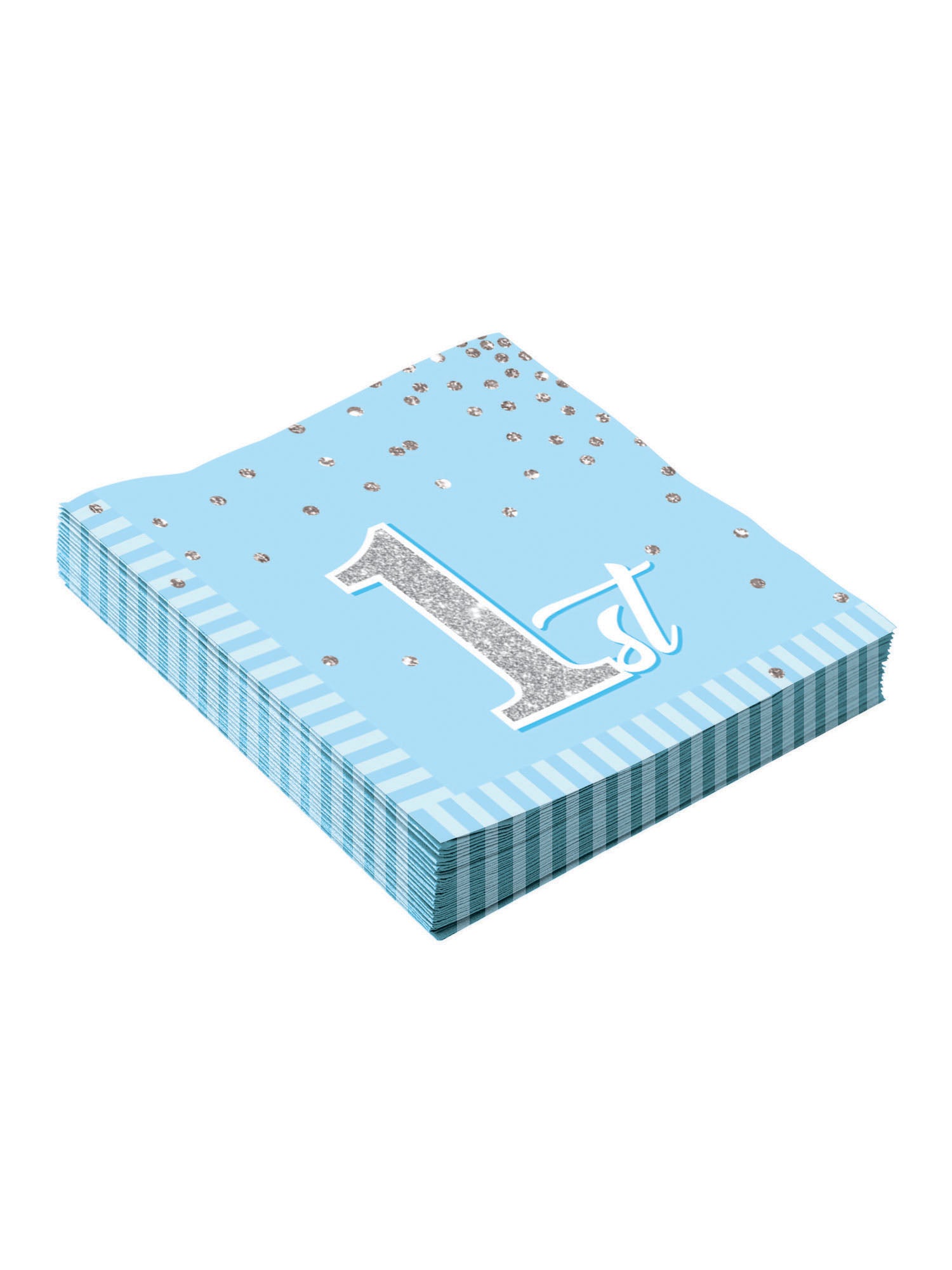 Birthday (1St) Boy Napkin 33Cm 1
