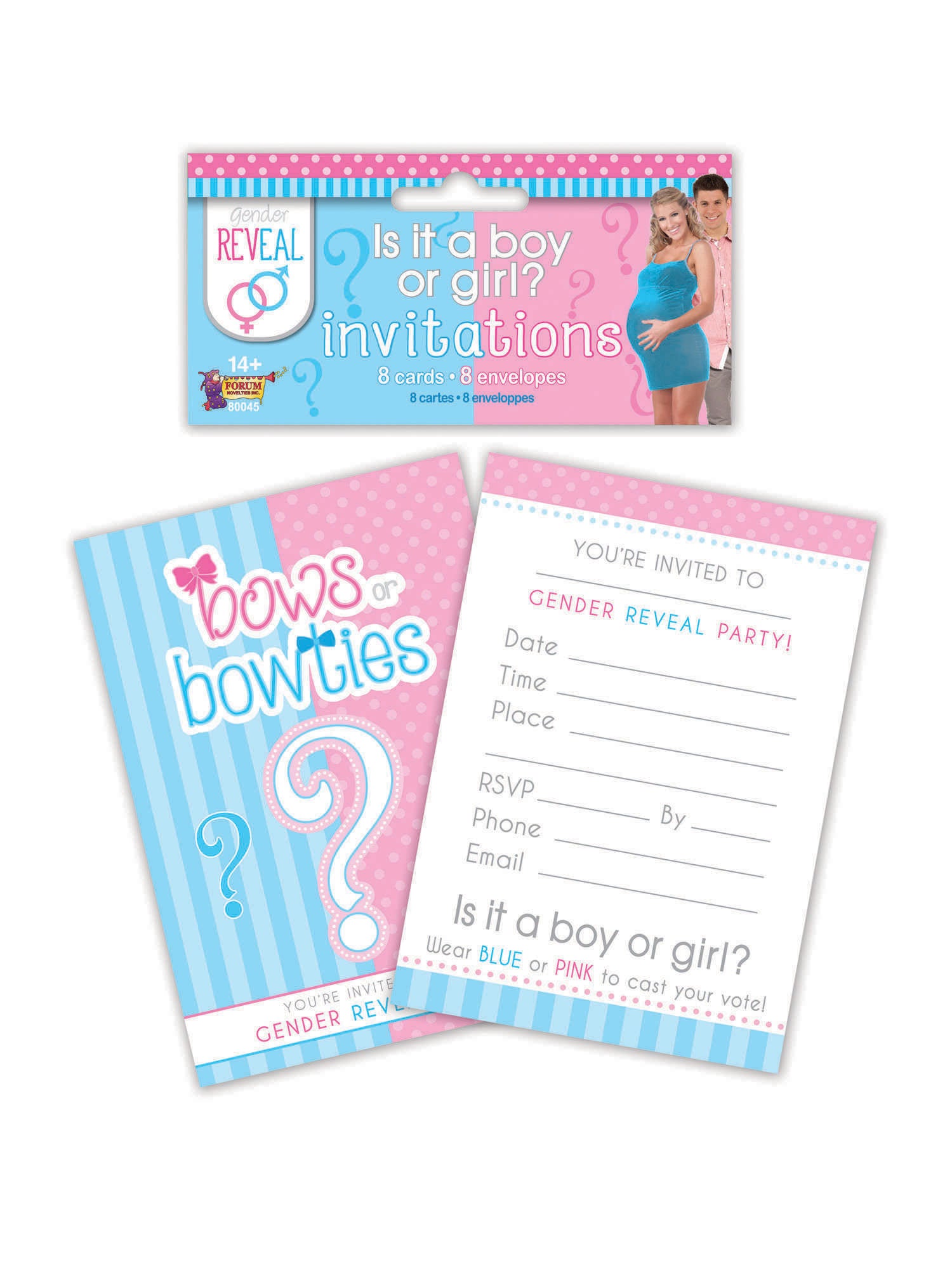 Gender Reveal Invitation 1