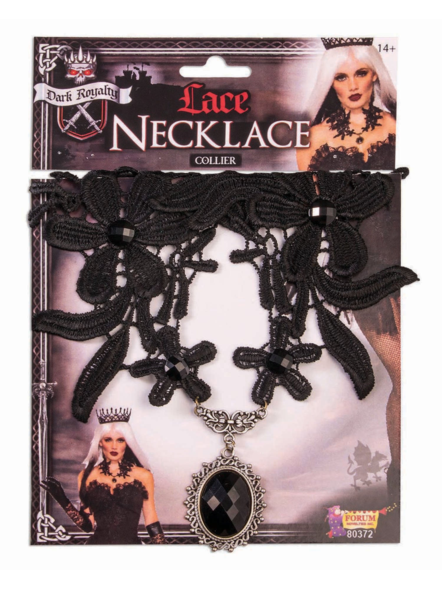 Lace Necklace Dark Royalty 1