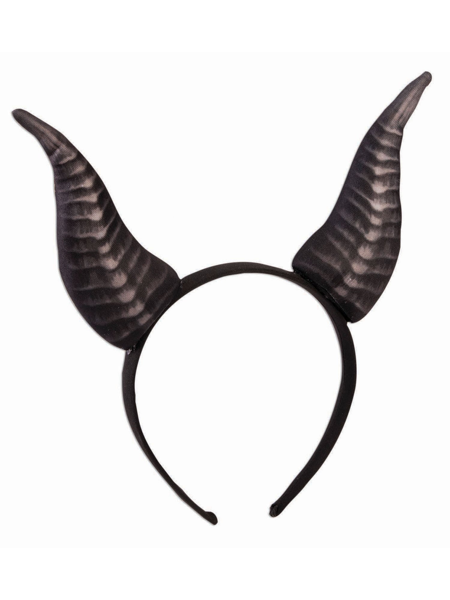 Demon Horns Headband Black 1