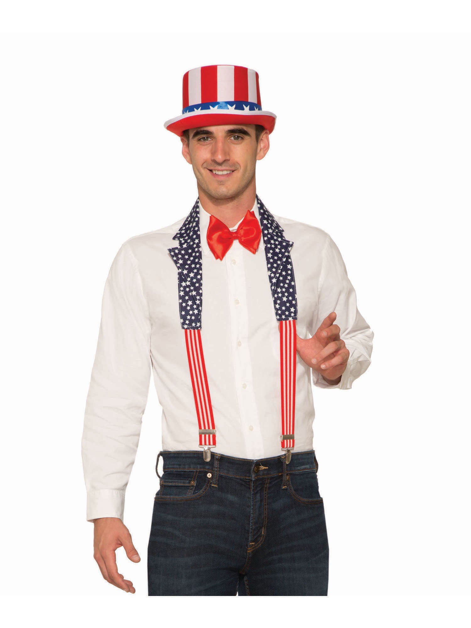USA Patriotic Collar + Braces Set 1