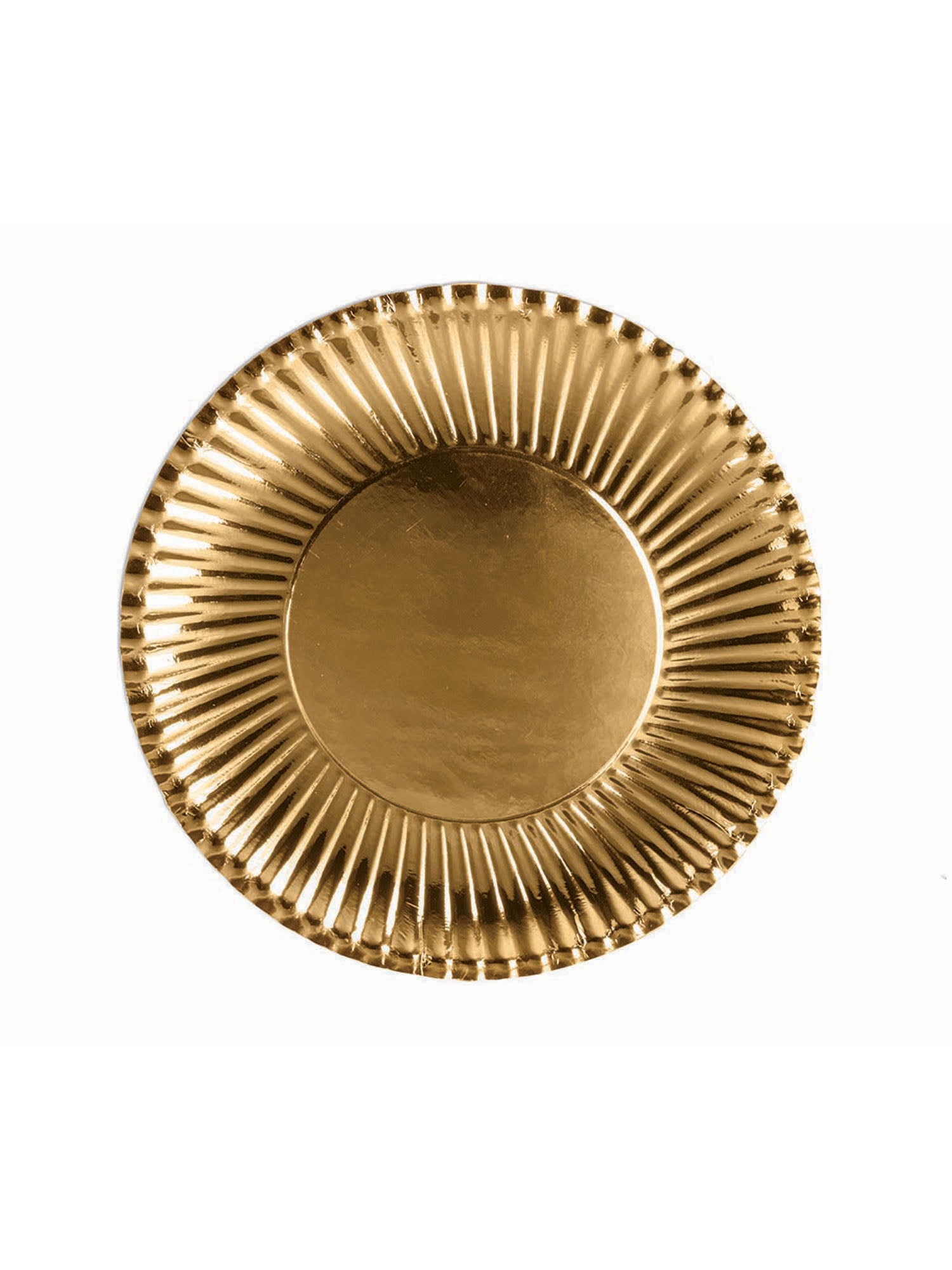 Gold Paper Plates Sml. (10 pack) 18cm 1