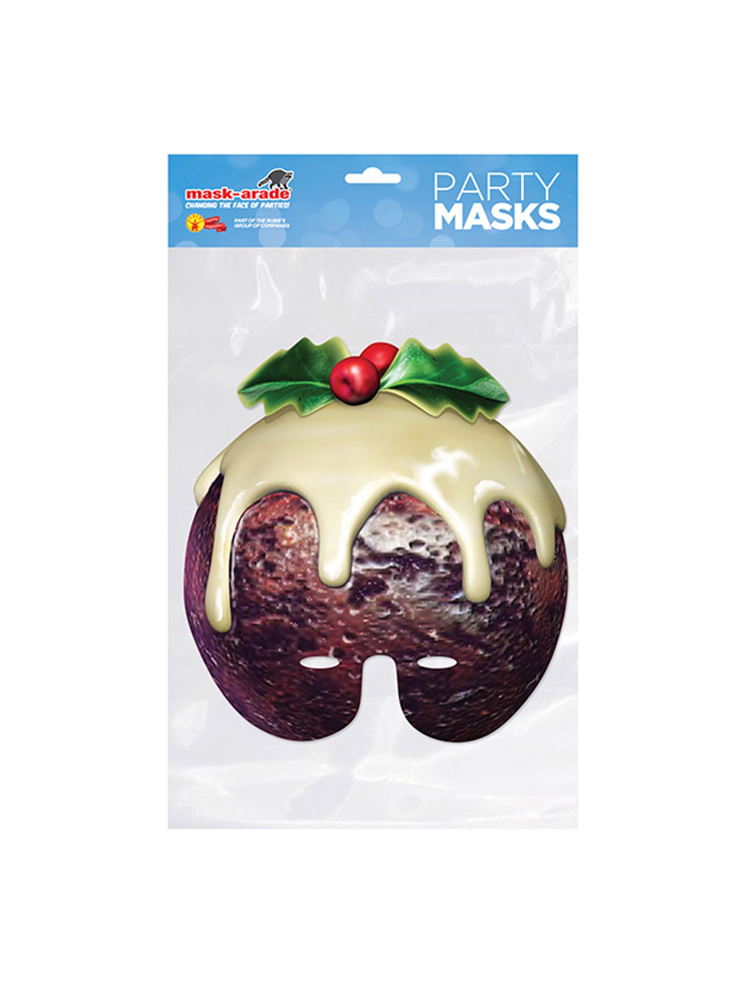 Christmas Pudding Character Face Mask 2