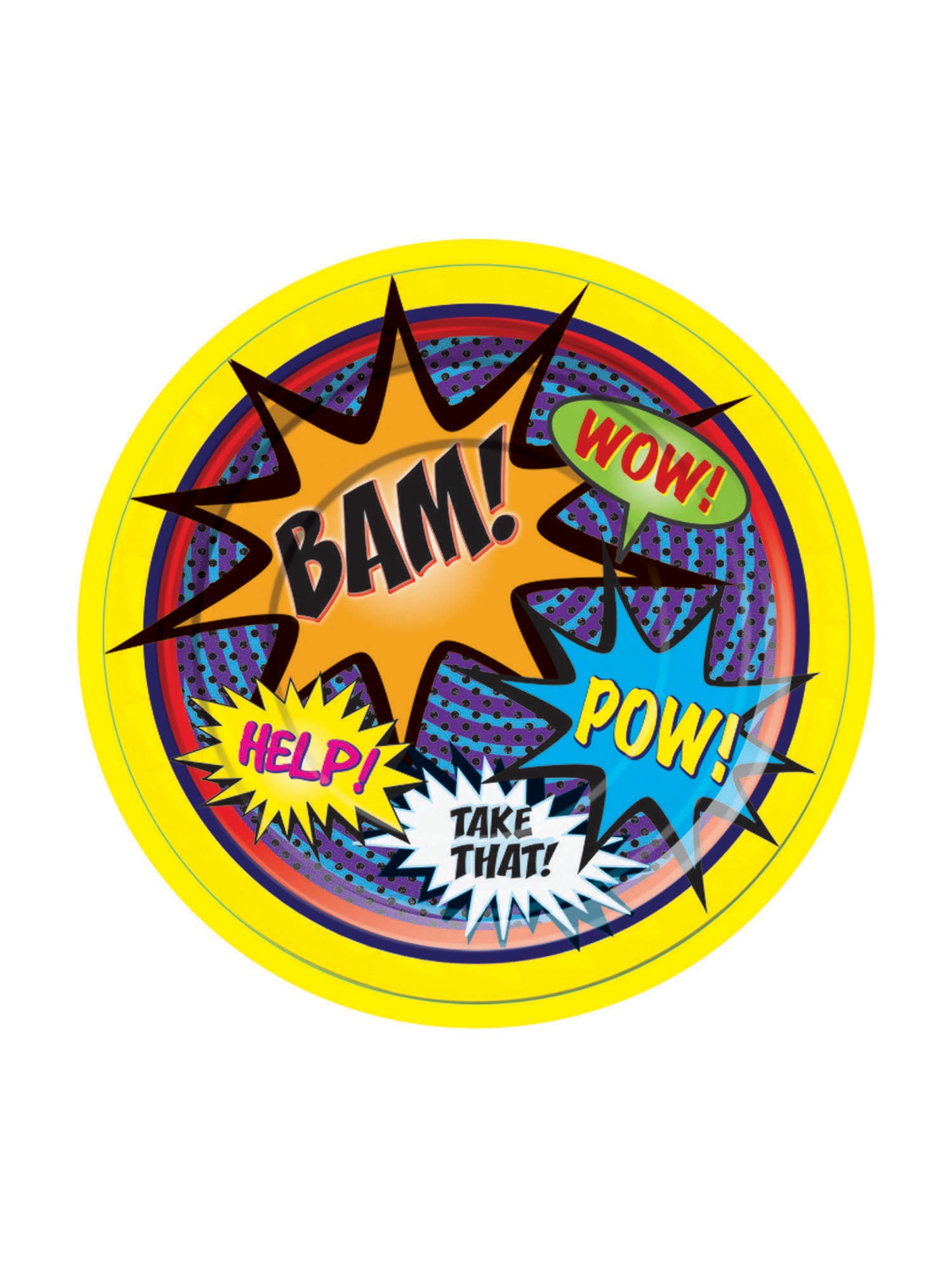 Super Hero Paper Plate 17cm 1