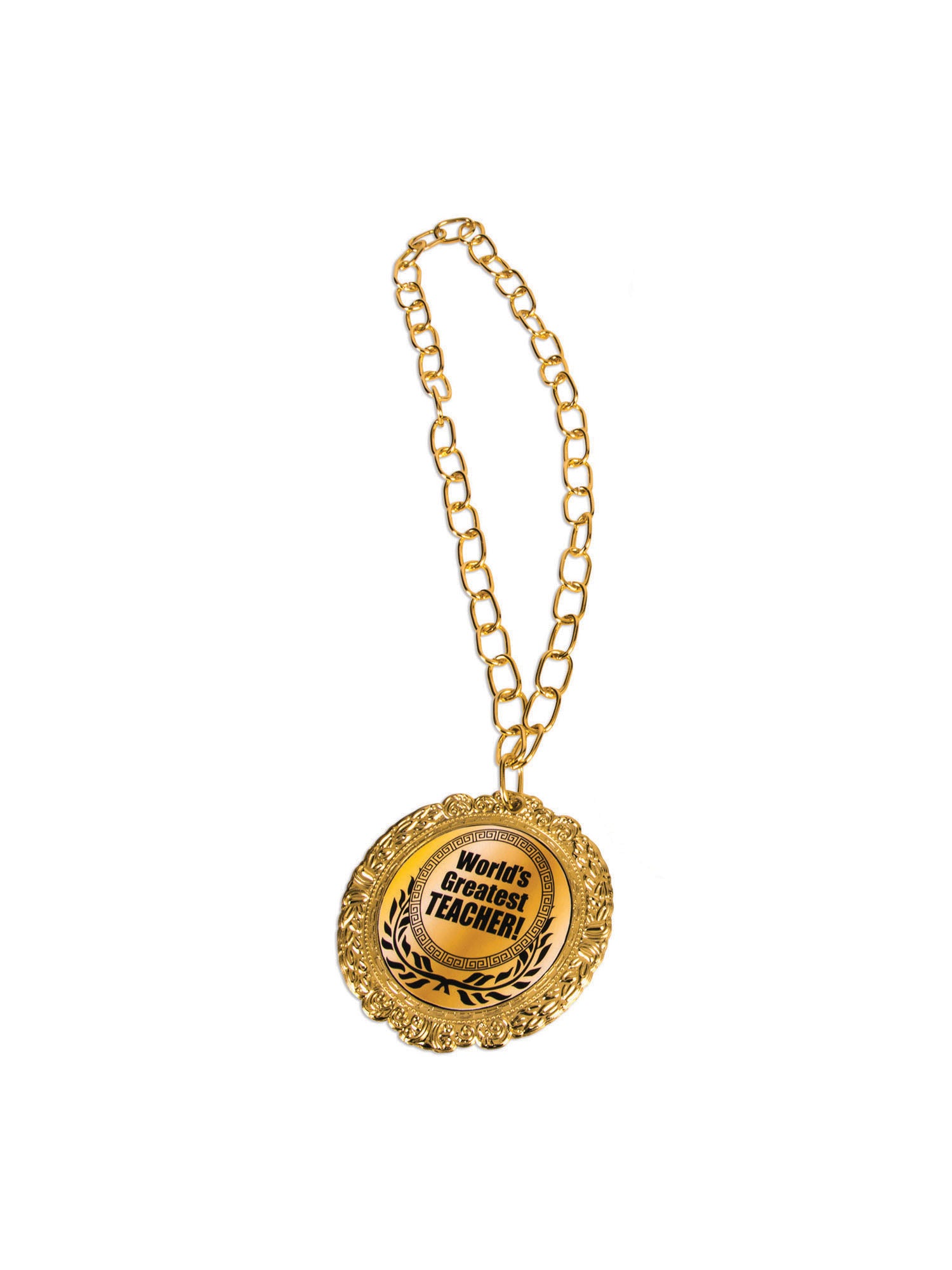 Medal Award Worlds Greatest Teacher 1
