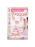 Birthday (1st) Girl Decor Kit 1