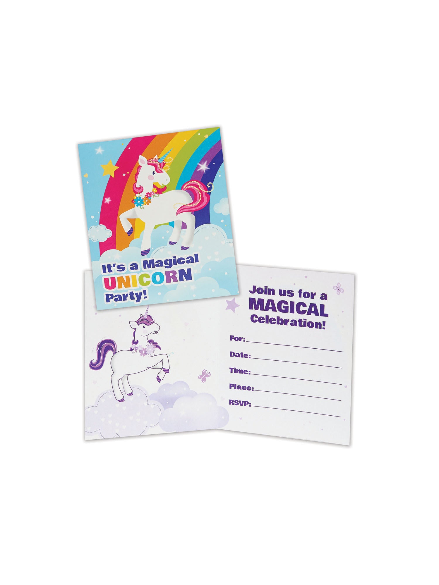 Fairytale Unicorn Invitations 1