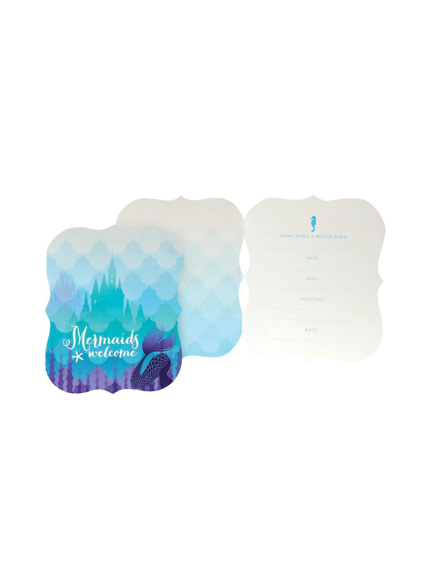 Mermaids Sea Invitations 1