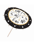 40th Birthday Drink Umbrellas 1
