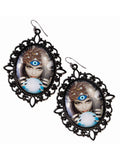 Fortune Teller Cameo Earrings 1